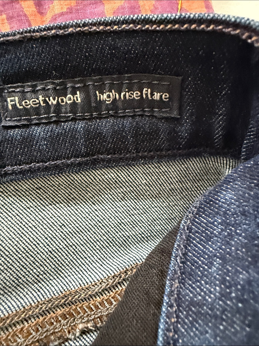 Citizens Of Humanity Fleetwood High Rise Dark Blue Flare Jeans - Picture 2 of 8